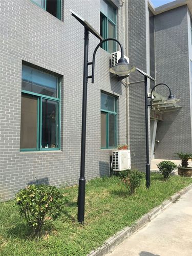 厂家直销户外双头庭院灯led太阳能庭院灯景观灯 市电单头庭院灯
